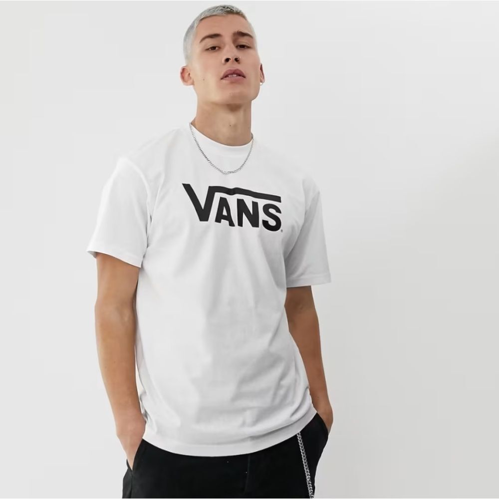 Vans Classic‎ Logo S/S T-Shirt- White/Black
